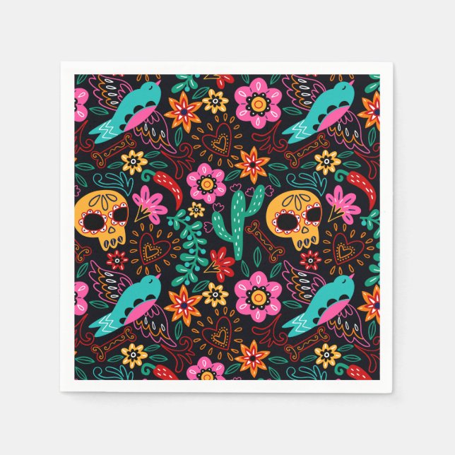 Halloween Serviette (Vorderseite)