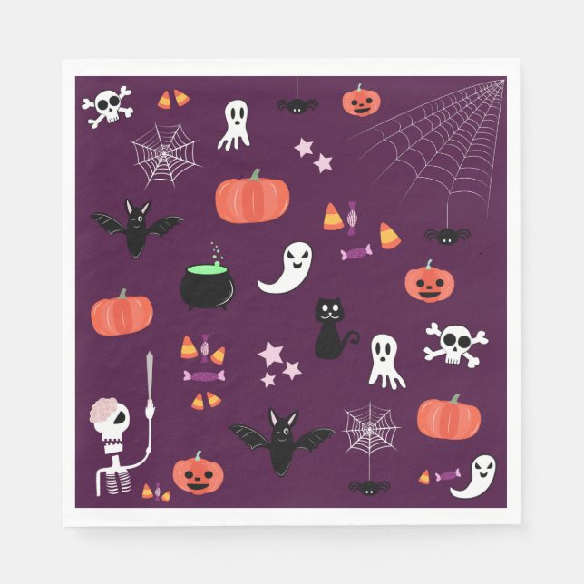 Halloween Serviette (Vorderseite)