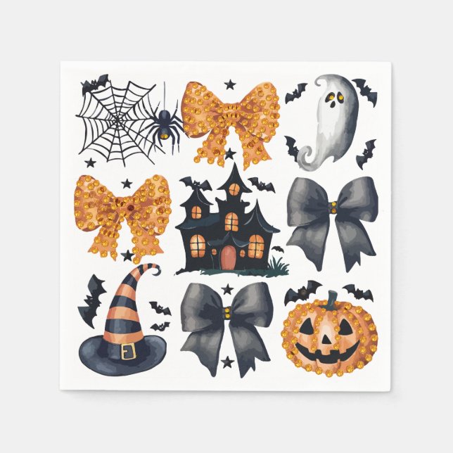 Halloween Serviette (Vorderseite)