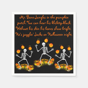 Halloween Servietten "Mr. bone-Jangle"