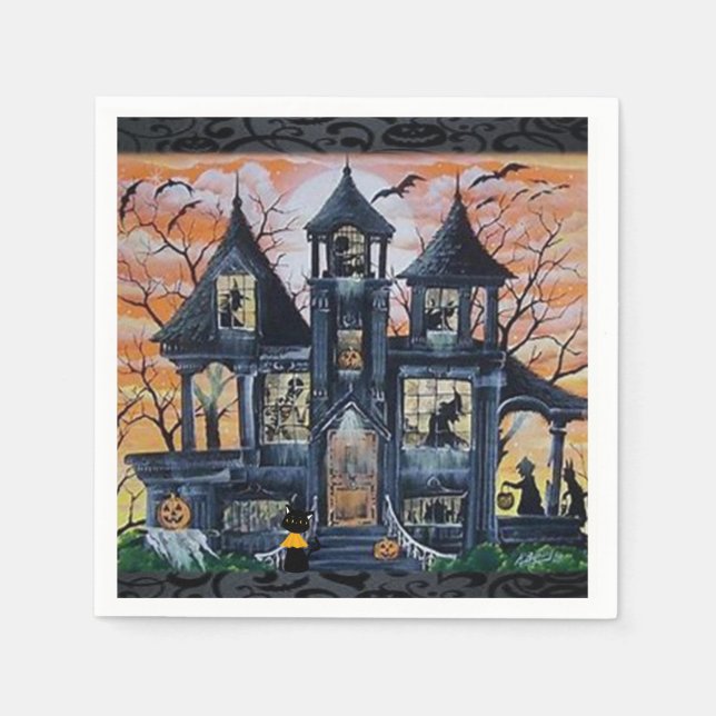 Halloween serviettes en papier (Devant)
