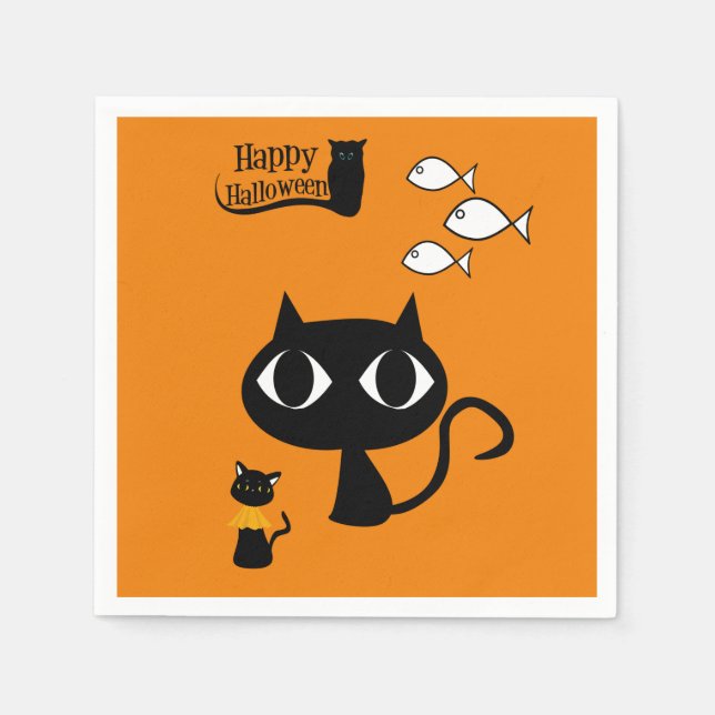 Halloween serviettes en papier (Devant)