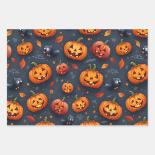 Halloween-Set für Wrapping Paper Geschenkpapier Set