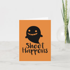 Halloween Sheet Happens Karte
