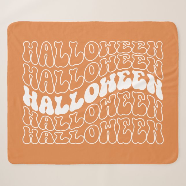 Halloween Sherpadecke (Vorderseite (Horizontal))