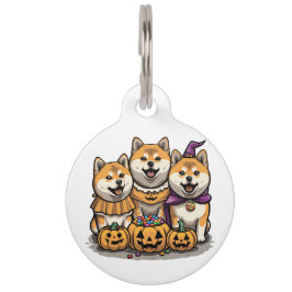 Halloween Shiba Inu Hunde Haustiermarke