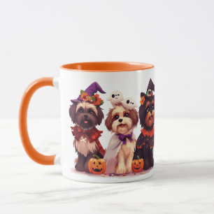 Halloween Shih Tzu Dogs Tasse