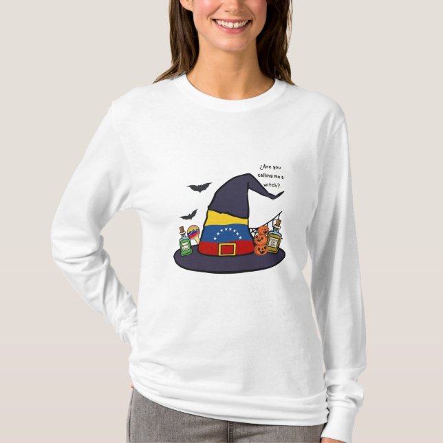 Halloween Shirt – Are You Calling Me a Witch? (Vorderseite)