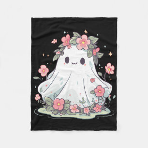 Halloween Shirt Floral Ghost Halloween Kostüm Gir Fleecedecke