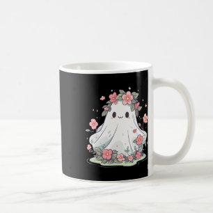 Halloween Shirt Floral Ghost Halloween Kostüm Gir Kaffeetasse