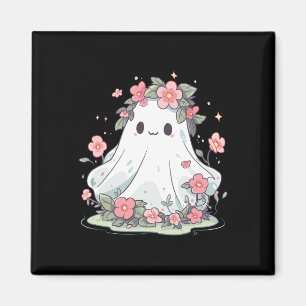 Halloween Shirt Floral Ghost Halloween Kostüm Gir Magnet