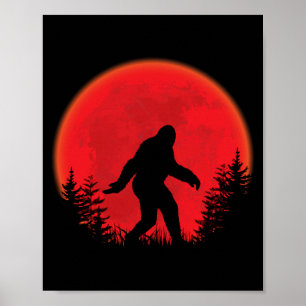 Halloween-Shirt für Männer Jungen Kinder Blutmond Poster