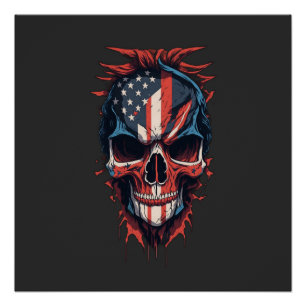 Halloween-Shirt   Skull-Publishing-Design Poster