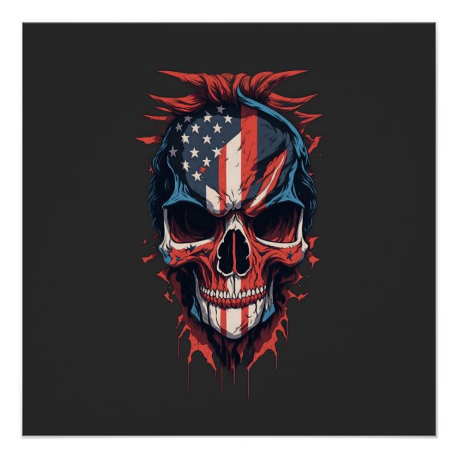 Halloween-Shirt | Skull-Publishing-Design Poster (Vorderseite)