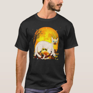 Halloween-Shirts für Jungen Kids Brow Katzenmusche T-Shirt