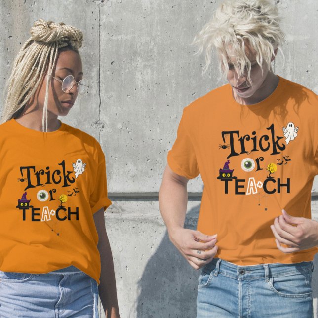 Halloween-Shirts | Trick oder Teach T-Shirt (Von Creator hochgeladen)