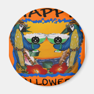 HALLOWEEN-SITTICHE MAGNET