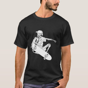 Halloween-Skateboard für Männer Geschenk Skateboar T-Shirt