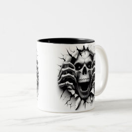 Halloween Skeleton 3 D Mug Zweifarbige Tasse