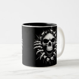Halloween Skeleton 3 D Mug Zweifarbige Tasse