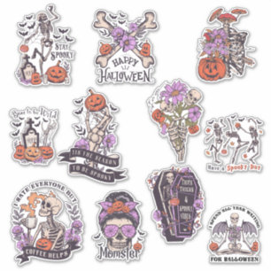 Halloween Skeleton Aufkleber