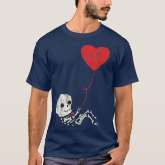 Halloween Skeleton Baby Bauch mit Heart Baby in B T-Shirt