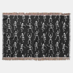 Halloween Skeleton Blanket Decke