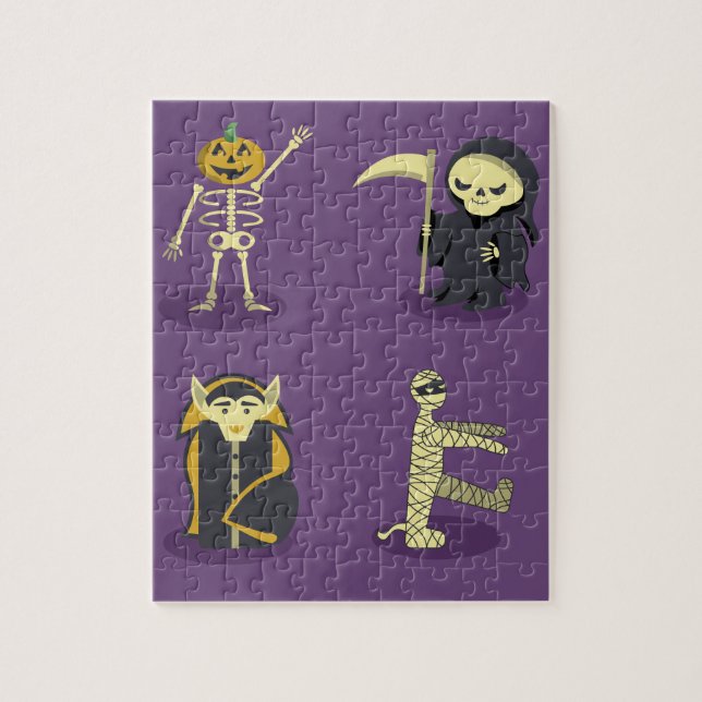 Halloween Skeleton Dracula Mummy Grim Sensenmann (Vertikal)