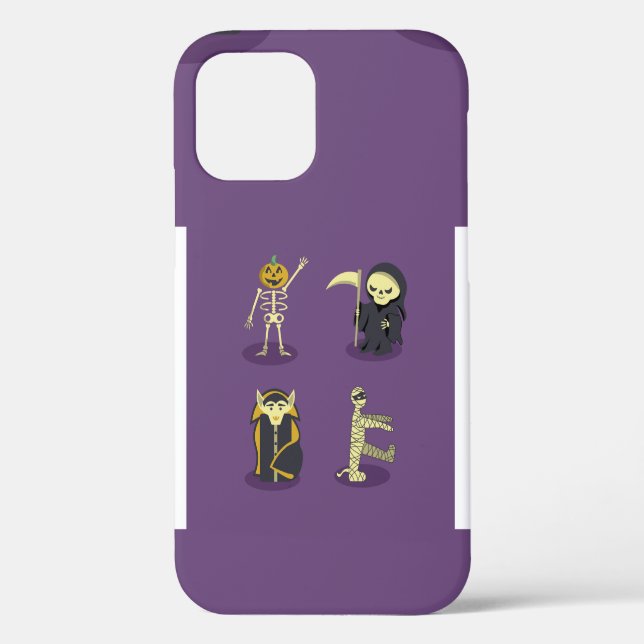 Halloween Skeleton Dracula Mummy Grim Sensenmann Case-Mate iPhone Hülle (Rückseite)