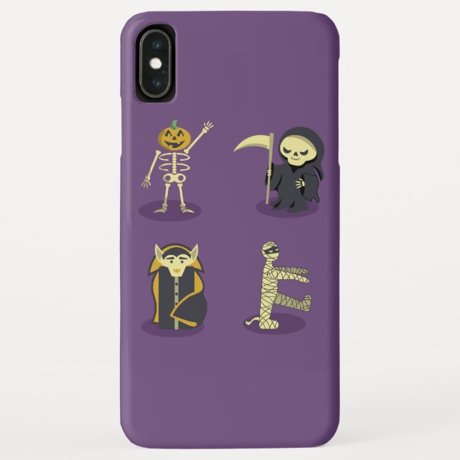 Halloween Skeleton Dracula Mummy Grim Sensenmann Case-Mate iPhone Hülle (Rückseite)