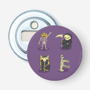 Halloween Skeleton Dracula Mummy Grim Sensenmann Flaschenöffner