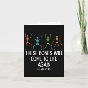 Halloween Skeleton Funny Christlich Men Frauen Kin Karte