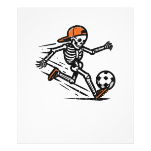 Halloween Skeleton Fußball Fußball Kostüm Männer J Fotodruck