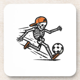 Halloween Skeleton Fußball Fußball Kostüm Männer J Getränkeuntersetzer