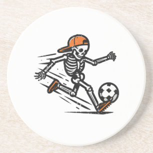 Halloween Skeleton Fußball Fußball Kostüm Männer J Getränkeuntersetzer