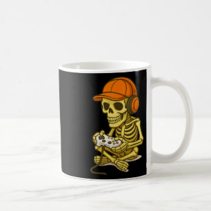 Halloween Skeleton Gamer Gamer Boys Men Kid Kaffeetasse