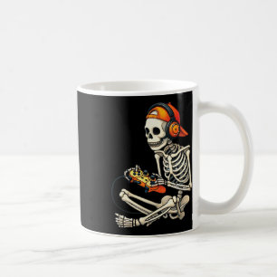 Halloween Skeleton Gamer Gamer Boys Men Kid Kaffeetasse