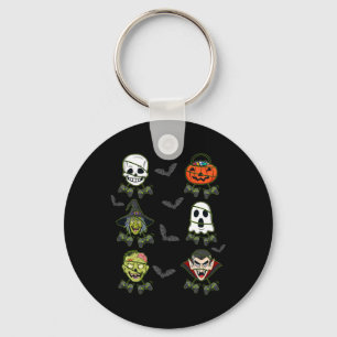 Halloween Skeleton Gaming Witch Vampire Zombie Boy Schlüsselanhänger