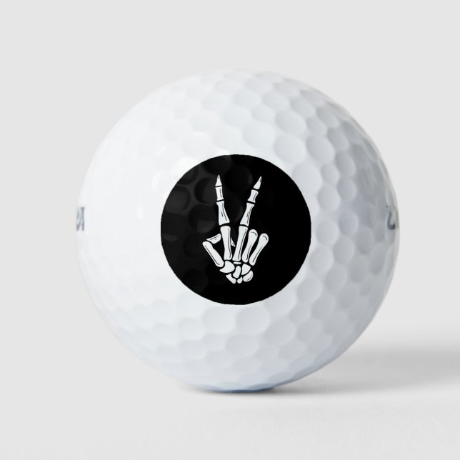 Halloween Skeleton Hand Golfball (Vorderseite)