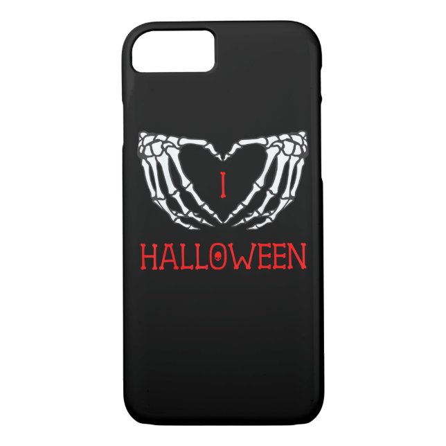Halloween Skeleton Hands bilden Herz-Gotik Case-Mate iPhone Hülle (Rückseite)