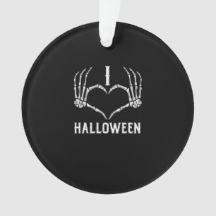 Halloween Skeleton Hands Herz Niedlich Girls Ki Ornament