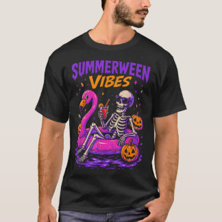 Halloween Skeleton Kostüm Spooky T-Shirt