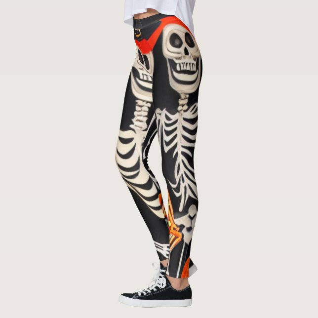 Halloween Skeleton Leggings (Links)