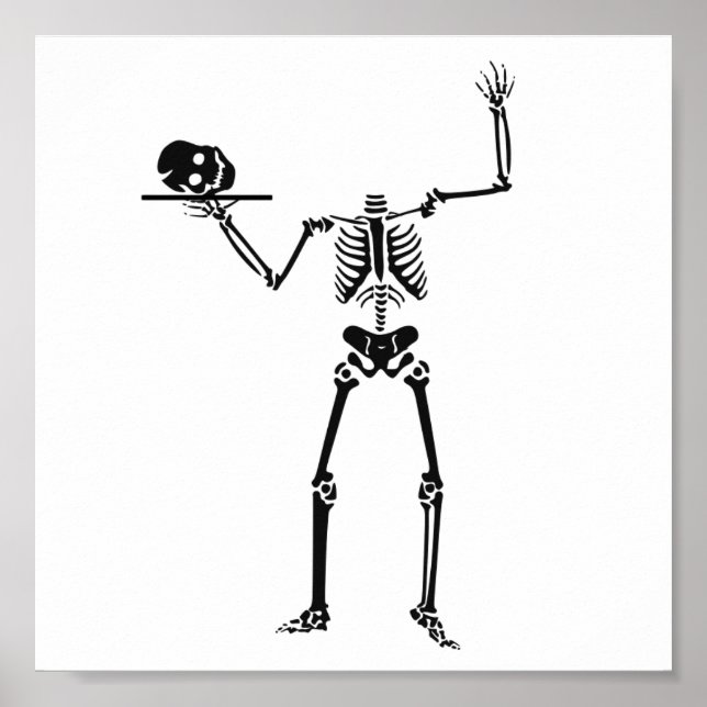 Halloween Skeleton Poster (Vorne)