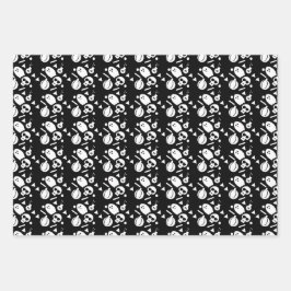 Halloween Skeleton Pumpkin Spooky Sprinkles Geschenkpapier Set