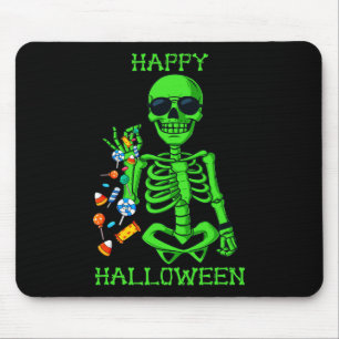 Halloween Skeleton Salting Candy Fun 1 Mousepad
