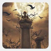 Halloween Skeleton Skull Graveyard Friedhof Gothic