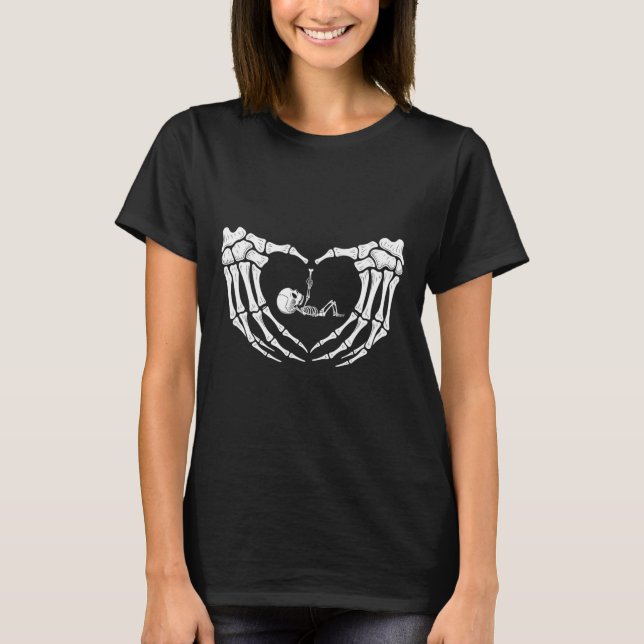 Halloween Skeleton T-Shirt (Vorderseite)