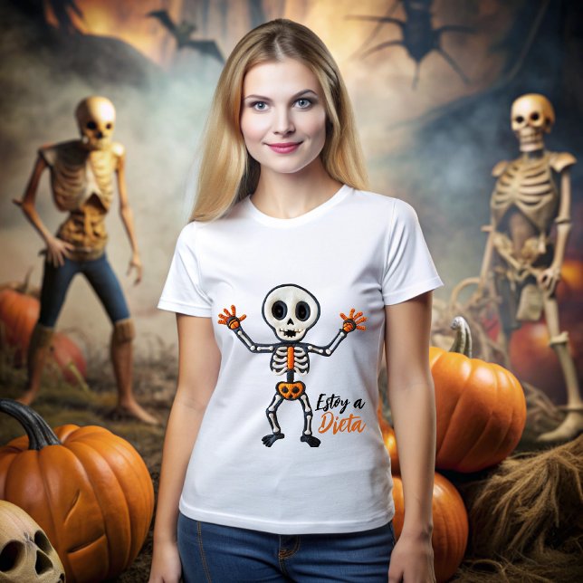 Halloween Skeleton T-Shirt (Von Creator hochgeladen)