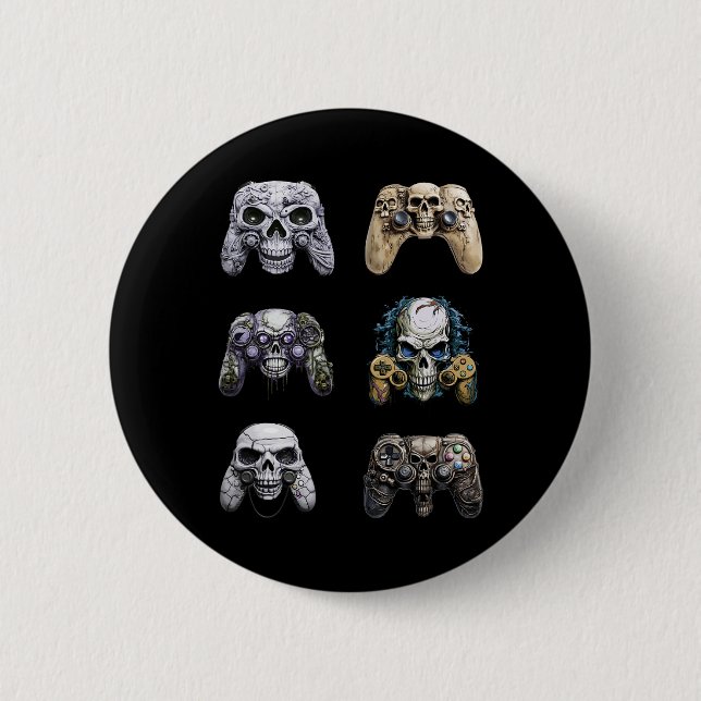 Halloween Skeleton Zombie Gaming Controller Mummy Button (Vorderseite)